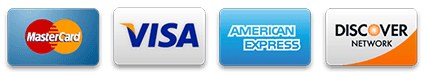 Accepted payment cards: Mastercard, Visa, American Express and Discover
